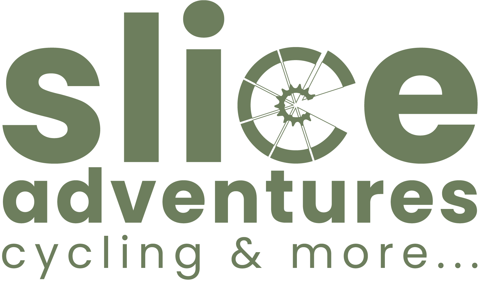 Logo di Slice Adventures, tour operator specializzato in cicloturismo in Toscana e all'estero