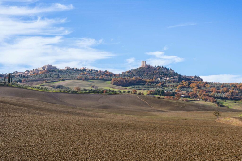 Castle of Castiglioni d'Orcia in Val d’Orcia