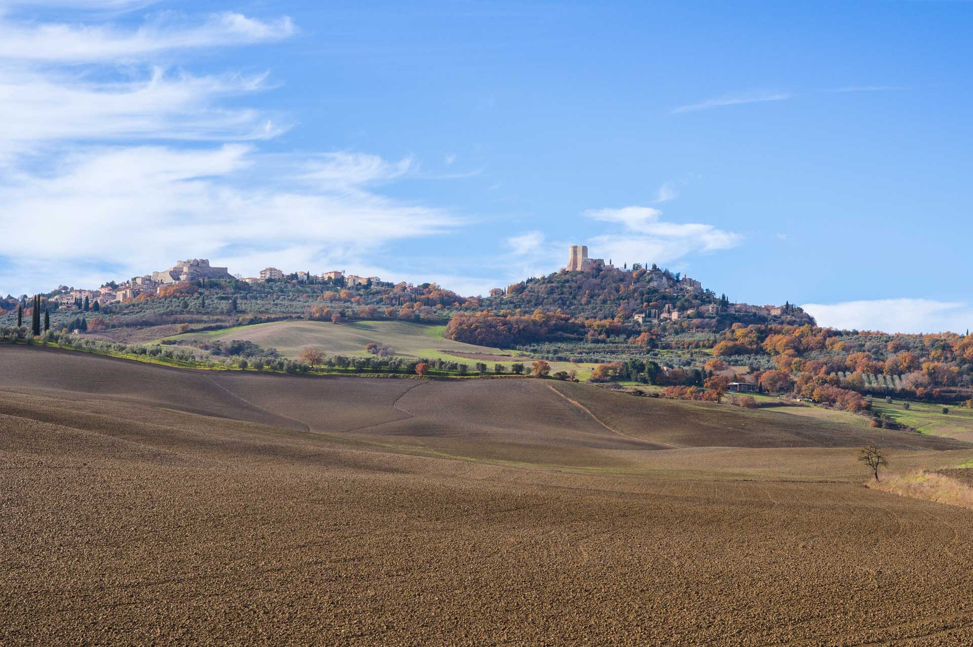 Castle of Castiglioni d'Orcia in Val d’Orcia