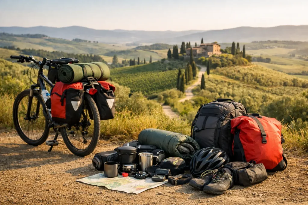 How to Pack for Bike Touring Through Tuscany